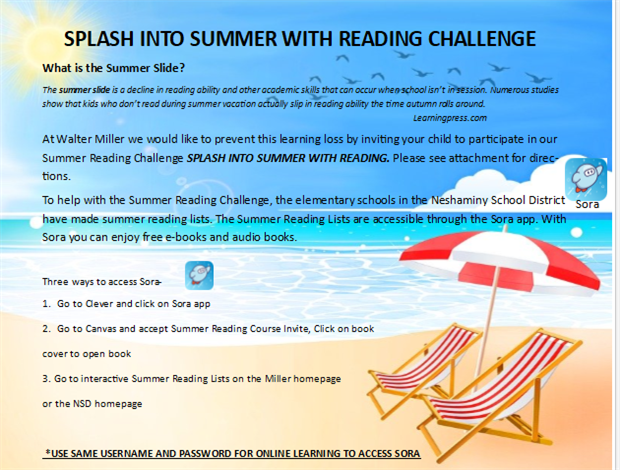 2020 Summer Reading Challenge Information 